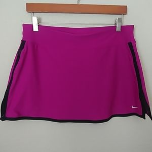 Nike Dry Fit Tennis Golf Skirt Fucia Size XL